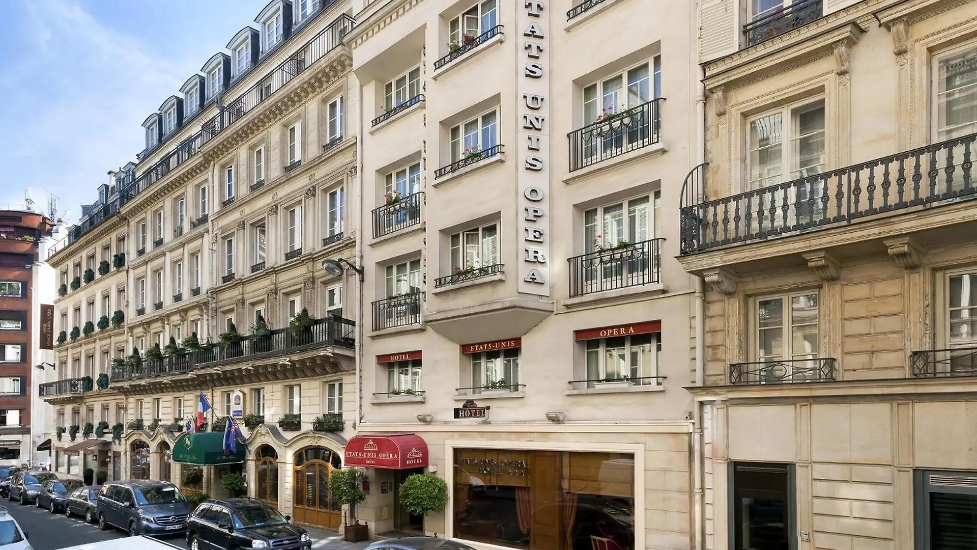 Hotel Etats Unis Opera Paris Fransa